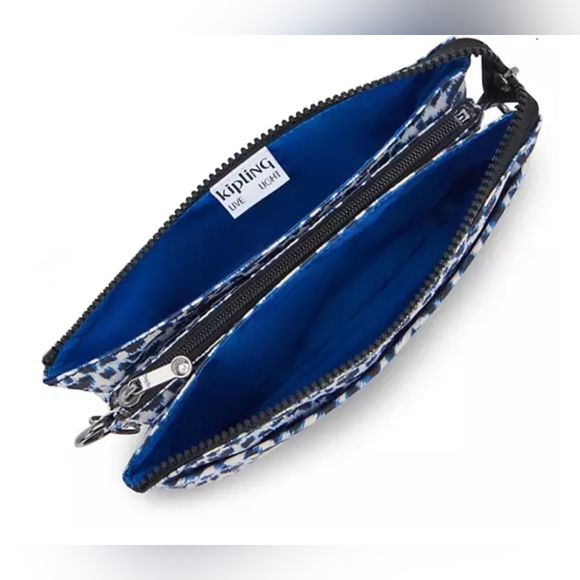 Kipling Bag Crossbody Small two slip compartments Leopard NEW - Picture 8 of 17